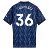 Camisola Arsenal Zubimendi 36 Homen Equipamento 2ª 2025-26
